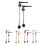 Titanium Quick Release Bicycle Skewers for Road Bike,Silver 3