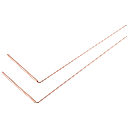 Pure Copper 2PCS Divining Rods - for Divining Water, Treasure(A)