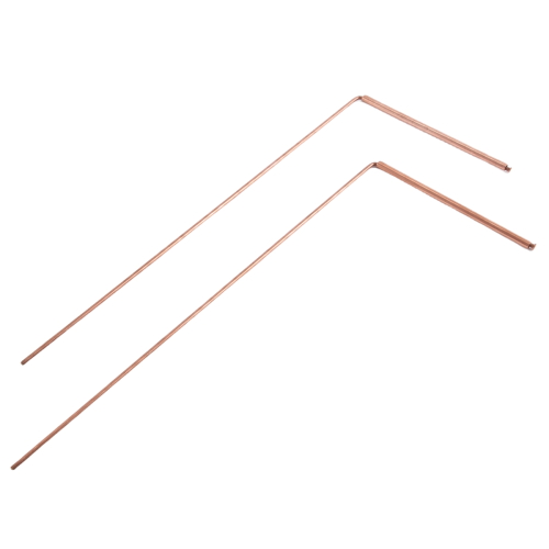 Pure Copper 2PCS Divining Rods - for Divining Water, Treasure(A) 2