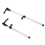 RV 310‑435mm Window Support Rod Telescopic Aluminium Alloy 1