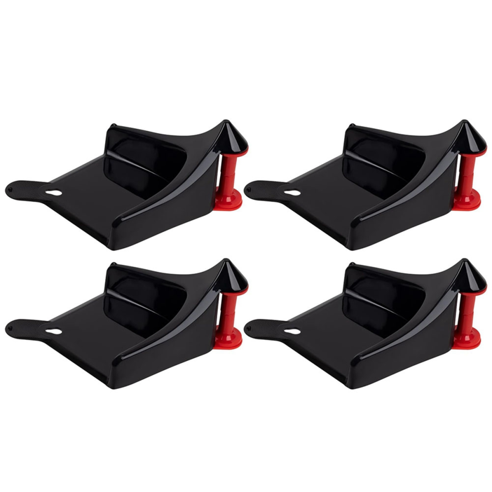 4-Pack Tire Hose Rollers For Car Wash Avoid Snagging, Black 4853934805724