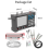 DSO3D12 3.2 In Desktop Digital Oscilloscope 120M Generator 3 in1 120M 5