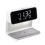 Alarm Clock with Wireless Charging and Lights for Bedroom, Bedside 2