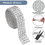 Ruban de strass, 4 rouleaux de bandes de strass auto-adhésives 3