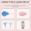 Ceramic Precision Tip Applicator Bottle for Pottery Glaze Sliding 5