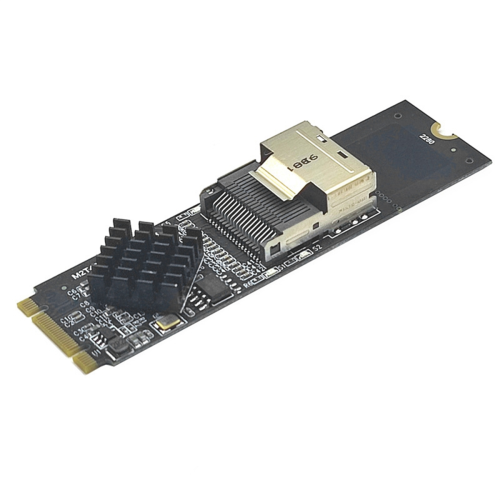 M.2 NVME till SFF-8087 SATA3.0 Mini-SAS/hårddiskadapterkort 2