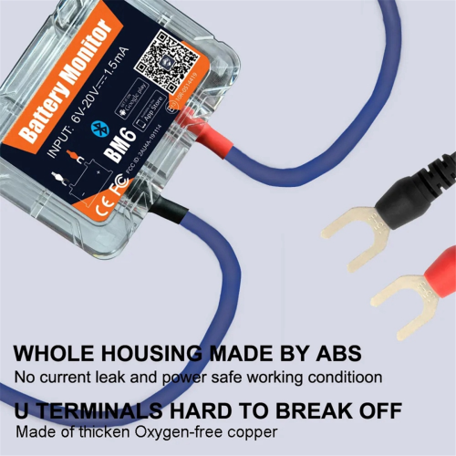 Monitoramento de bateria Bluetooth sem fio de 12V BM6 2