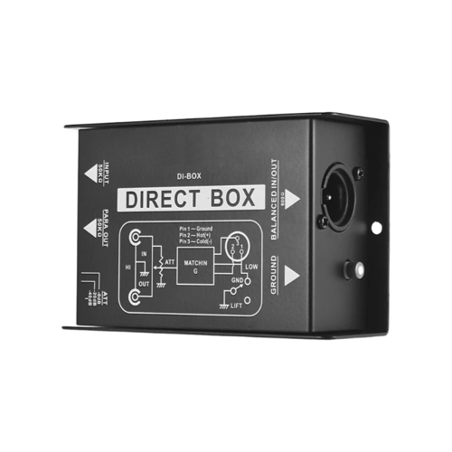 Professional DIRECT BOX Single Channel Passive Direct Injection Box 1