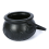 Mini calderone da strega in plastica per Halloween, porta caramelle nero 3
