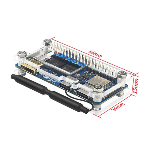 Caja acrílica para placa base Zero 2W