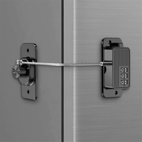Fridge Lock, Refrigerator Lock, Keyless One-Click Access, Black 1