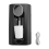 Dispenser per collutorio per bagno, 18,26 oz (540 ml) con bicchieri, nero 2