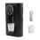 Dispenser per collutorio per bagno, 18,26 oz (540 ml) con bicchieri, nero 3