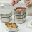 RVS containers voor voedselopslag, voedselopslag bento box 6
