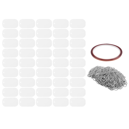 45Pcs Sublimation Blank Dog Tag 2