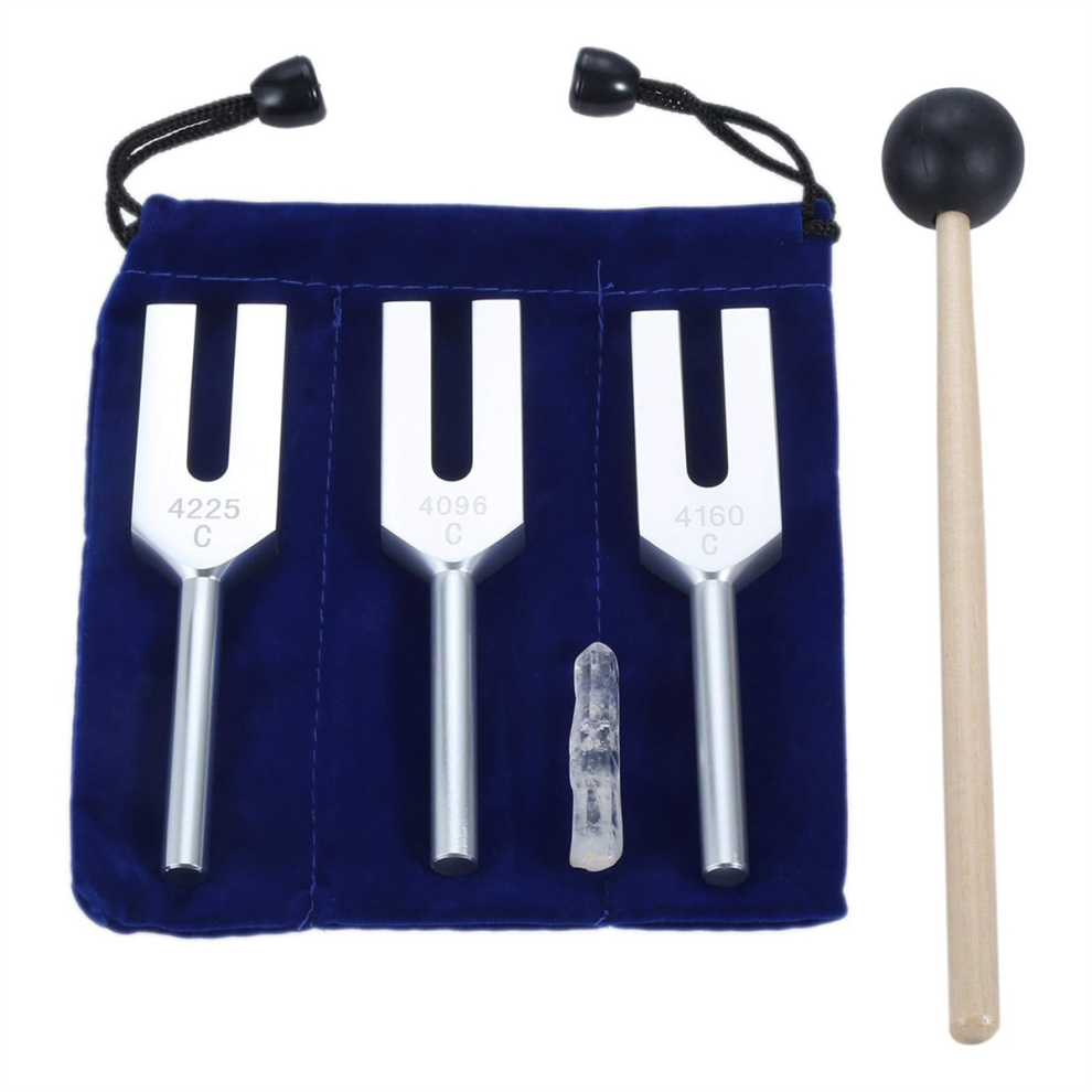 Bez Marki Tuning Forks Set 4096/4160/4225 Hz For Sound Healing, Instrument, C