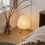 Japanese Rice Paper Lantern LED Table Lamp Tripod Floor Lamp,EU Plug 7