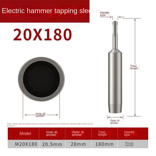 1 stuk SDS Plus grondpenschroevendraaier 20 mm aardpenhamer 1
