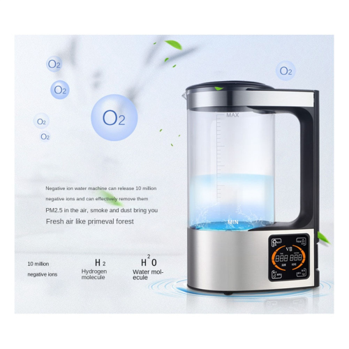 Rich Hydrogen Water Bottle Water Ionizer Machine Water Filter EU Plug 1