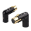 Adaptador de audio XLR de ángulo recto: enchufe macho a hembra ajustable 2