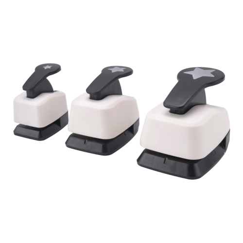 3-teiliges Sternlocher-Set, Sternstanzer, Sternstanzer für Bastelarbeiten 2