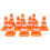 Lot de 10 mini cônes de signalisation pour enfants 4