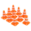 Lot de 10 mini cônes de signalisation pour enfants 3