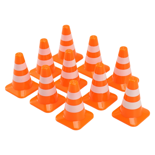 Lot de 10 mini cônes de signalisation pour enfants 2