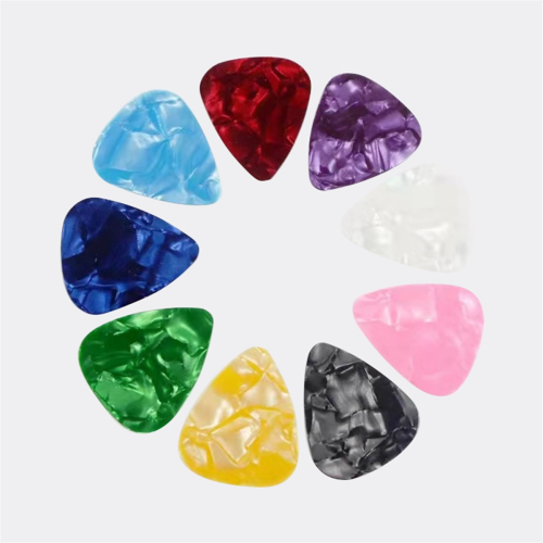 B 30Pcs Guitar Picks Plectrums Celluloid Guitar Picks 2