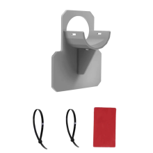 1 juego de soporte para manguera de piscina, para piscina elevada, color gris