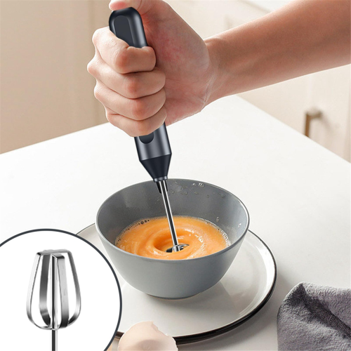 Elektrischer Handmixer, Stabmixer, 3-stufiger Milchaufschäumer 2