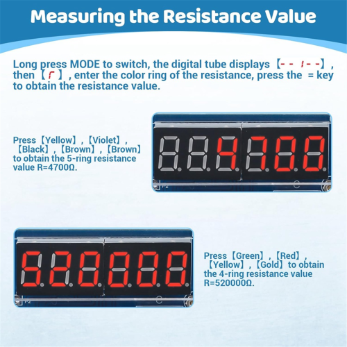 Welding Practice Kit, 6-Digit DIY Calculator Kit Electronics Kit 2