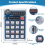 Welding Practice Kit, 6-Digit DIY Calculator Kit Electronics Kit 6