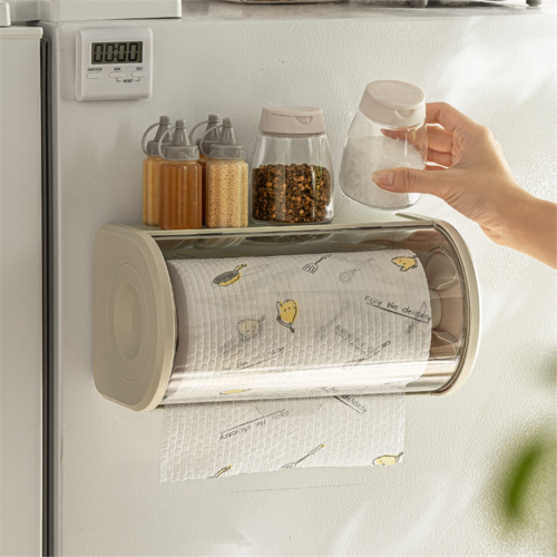Bathroom Paper Towel Organizer Large Roll Wall Mount Holder A 2