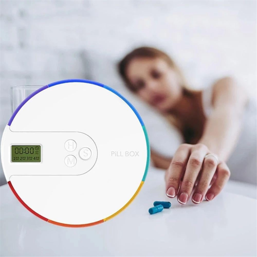 7-Day Automatic Pill Dispenser Weekly Smart Timing Pill Reminder 2