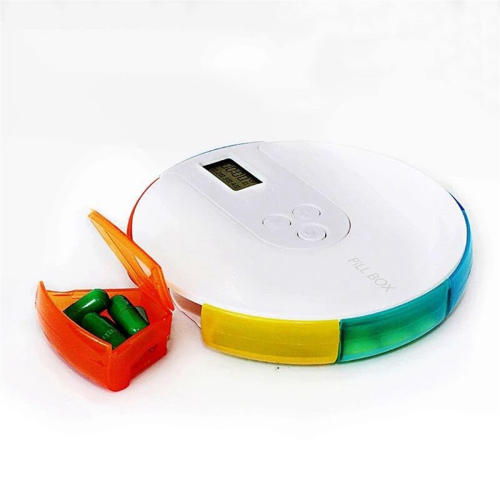 7-Day Automatic Pill Dispenser Weekly Smart Timing Pill Reminder 1