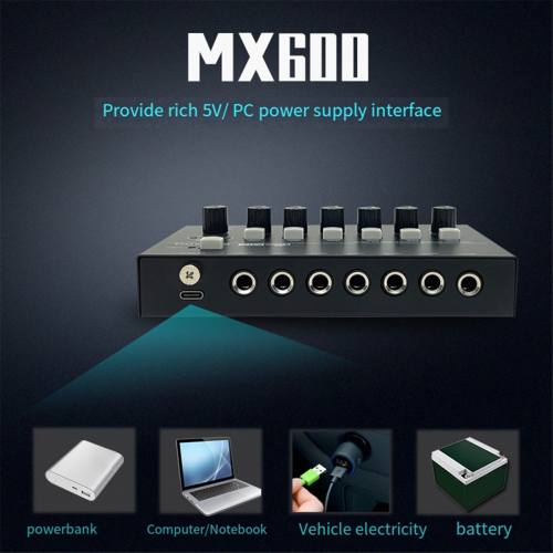 MX600 Ultra Low-Noise 6-Channel Line Mixer Stereo/Single Track Switch 1