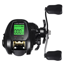 Elektronische Baitcasting-vismolen LED-scherm Hoge snelheid, rechts