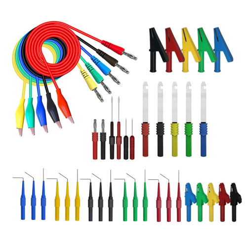 41PCS Multimeter Test Lead Kit 4MM Banana Plug to Alligator Clip 1