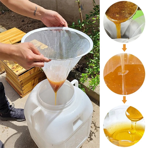 Faser-Imker-Honigsieb, Filter, Reiniger, Bienenstandwerkzeug 1