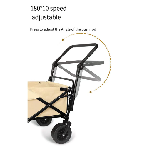 Foldable Folding Cart Push Handle Extendable Cart 1