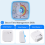 60-Minuten-Visualtimer mit Nachtlicht, Countdown-Timer, Blau 7