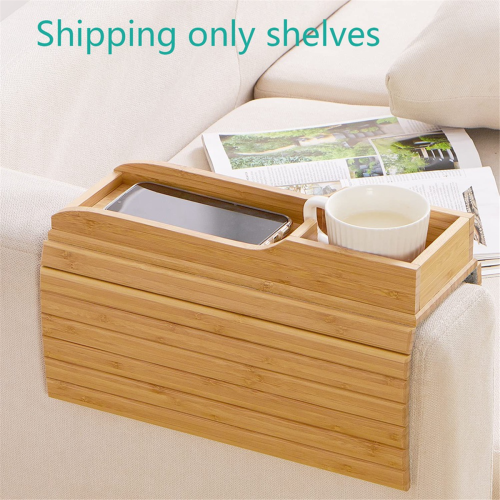 Couch Cup Holder, Couch Drink Holder, Natural Bamboo Sofa Cup Holder 2