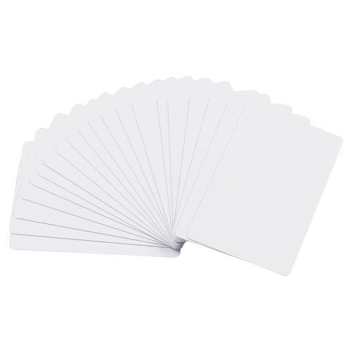 20-pack premium blanco PVC-kaarten, CR80 30Mil grafische kwaliteit