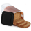 Broodtrommel Plastic Vershoudhouder voor Toast met Deksel, B 1