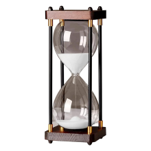 Große Sanduhr (60 Minuten), Sanduhr, Regenbogen-Sanduhr, Weiß