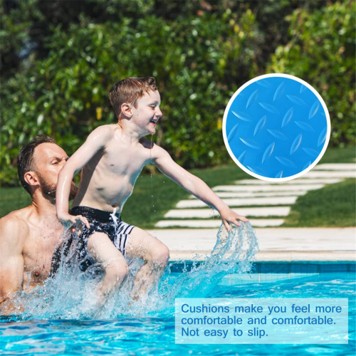 Schwimmbadleiter-Matte, rutschfeste Stufenmatte mit Textur 2