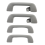4Pcs Car Inner Roof Armrest Ceiling Pull Handle for Dark Gray 1