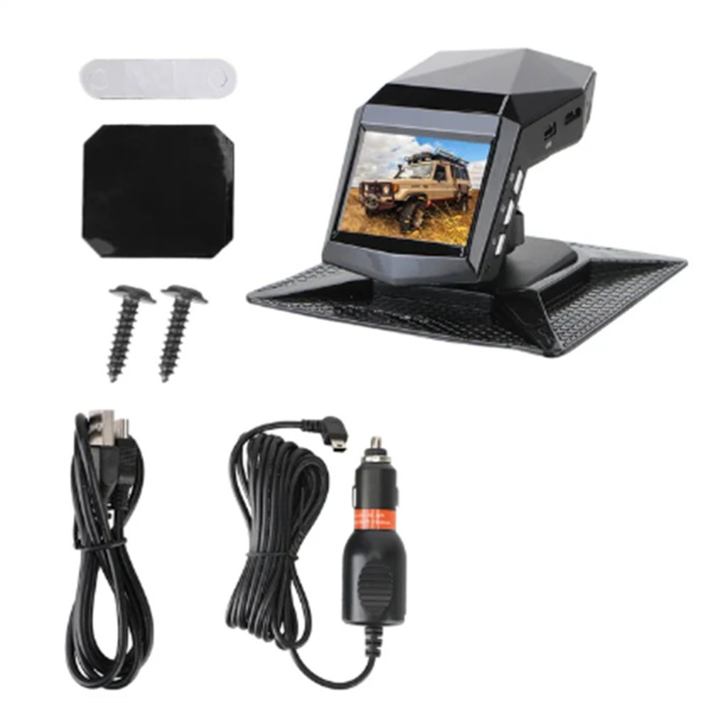 Car Dash Video Recorder Rear View Monitor DashCam 2Inch Screen(A)-image-OPC-PHZ9QF8-NEW