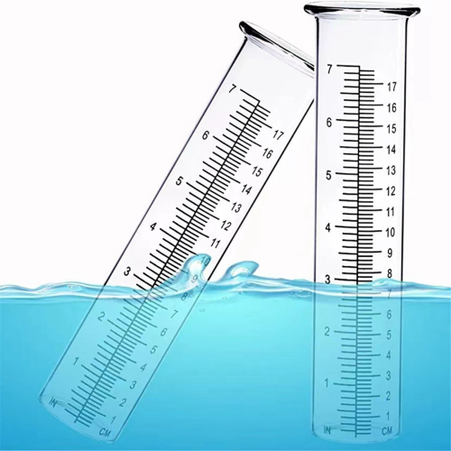 2 tubi di ricambio per pluviometro in plastica 1